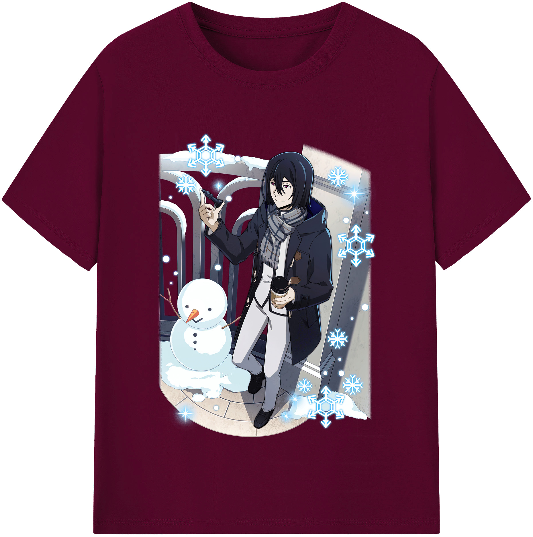 （画像用） 文豪ストレイドッグス Bungo Stray Dogs レディースカジュアルプリントTシャツ（綿100％）